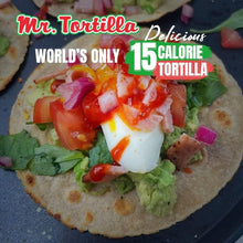 Load image into Gallery viewer, Wholesale Low Carb Tortilla Wraps - 1 Net Carb Per Serving - 36 Count Pack