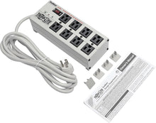 Load image into Gallery viewer, 25ft Surge Protector Power Strip - 8 Outlets, Metal Housing &amp; Lifetime Insurance