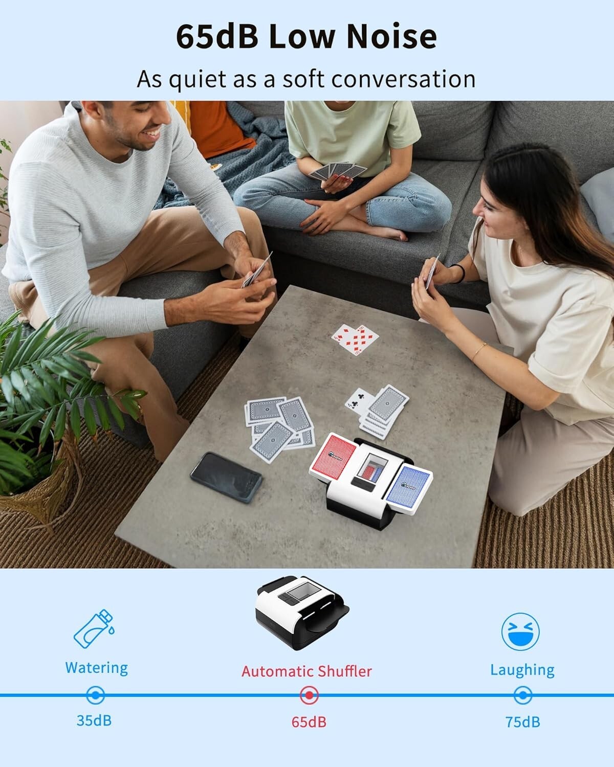 Automatic Card Shuffler with Dual Modes – Perfect for All Your Favorite Games