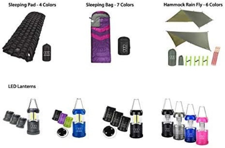 Compact Double Hammock with Heavy-Duty Straps - Ideal for Camping Adventures