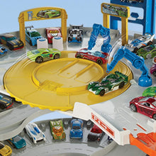 Load image into Gallery viewer, Super Ultimate Garage Toy Car Track Set – 3+ ft Tall Playset &amp; 4 Cars Included
