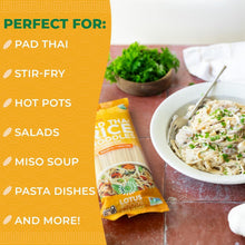 Load image into Gallery viewer, Organic Gluten-Free Brown Rice Pad Thai Noodles - Authentic Flavor Pack of 8