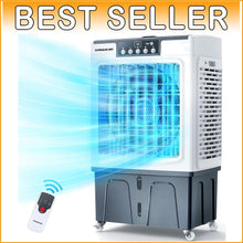 Load image into Gallery viewer, Energy-Efficient 3000 CFM Evaporative Air Cooler with Timer &amp; Ice Packs Included