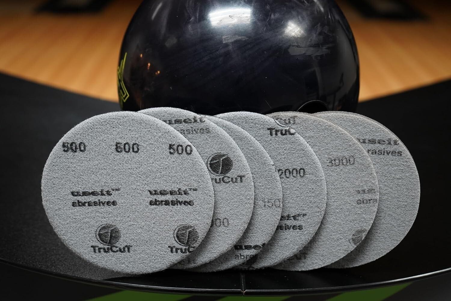 All-In-One Bowling Sanding Pad Set - 6 Pack with Varied Grits for Optimal Care