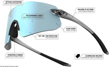 Load image into Gallery viewer, Ultra-Lightweight Vogel SL Sunglasses - Rimless UV Shield for Sports Enthusiasts