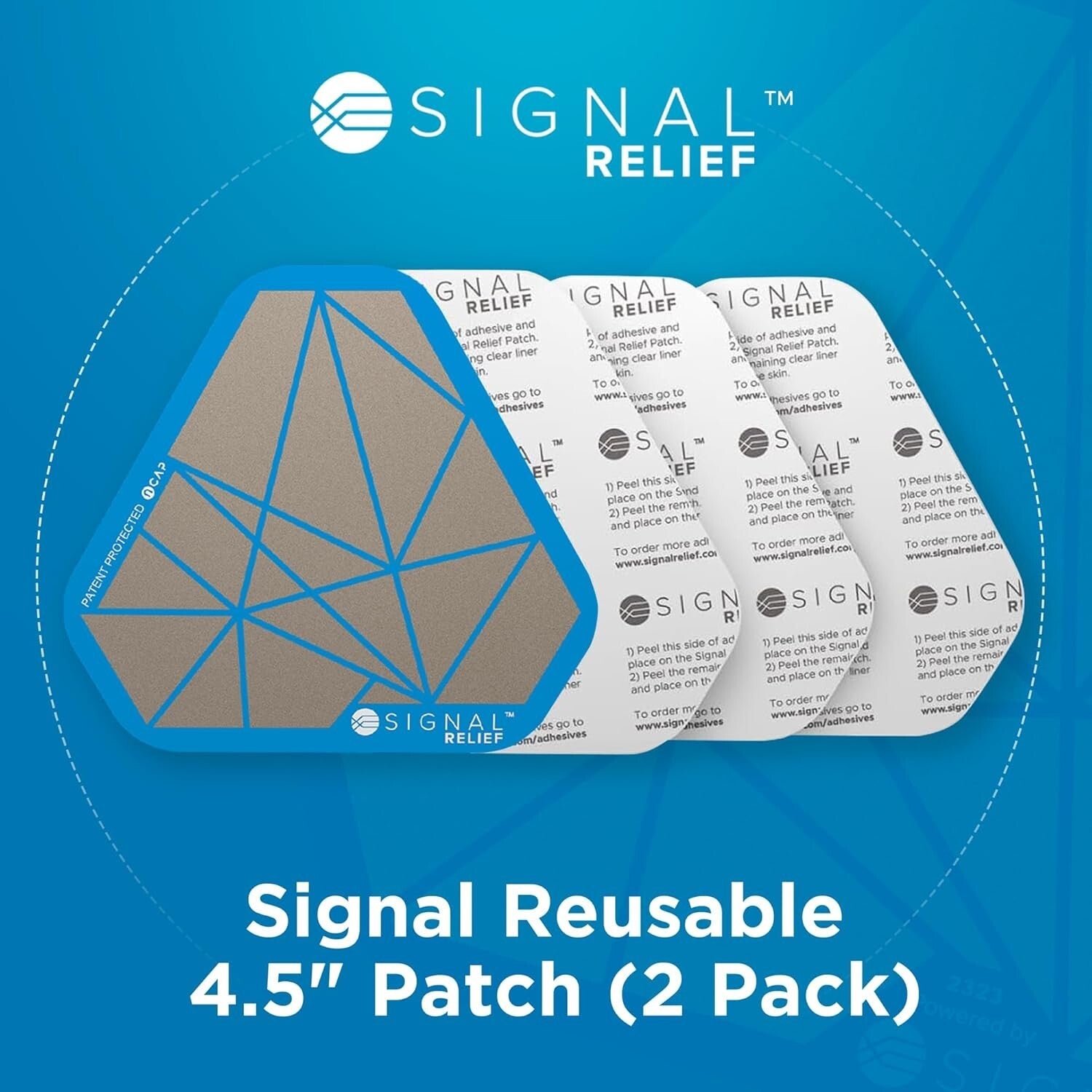 Signal Technology Pain Relief Patches - Non-Drug Solution for Active Lifestyles