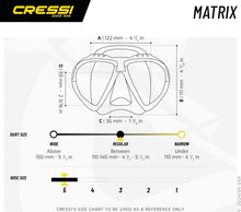 Load image into Gallery viewer, Matrix Italian Dual-Lens Scuba Diving &amp; Snorkeling Mask for Optimal Visibility