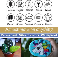 Load image into Gallery viewer, Versatile 54-Pack Permanent Paint Markers for All Crafts – Oil-Based Ink