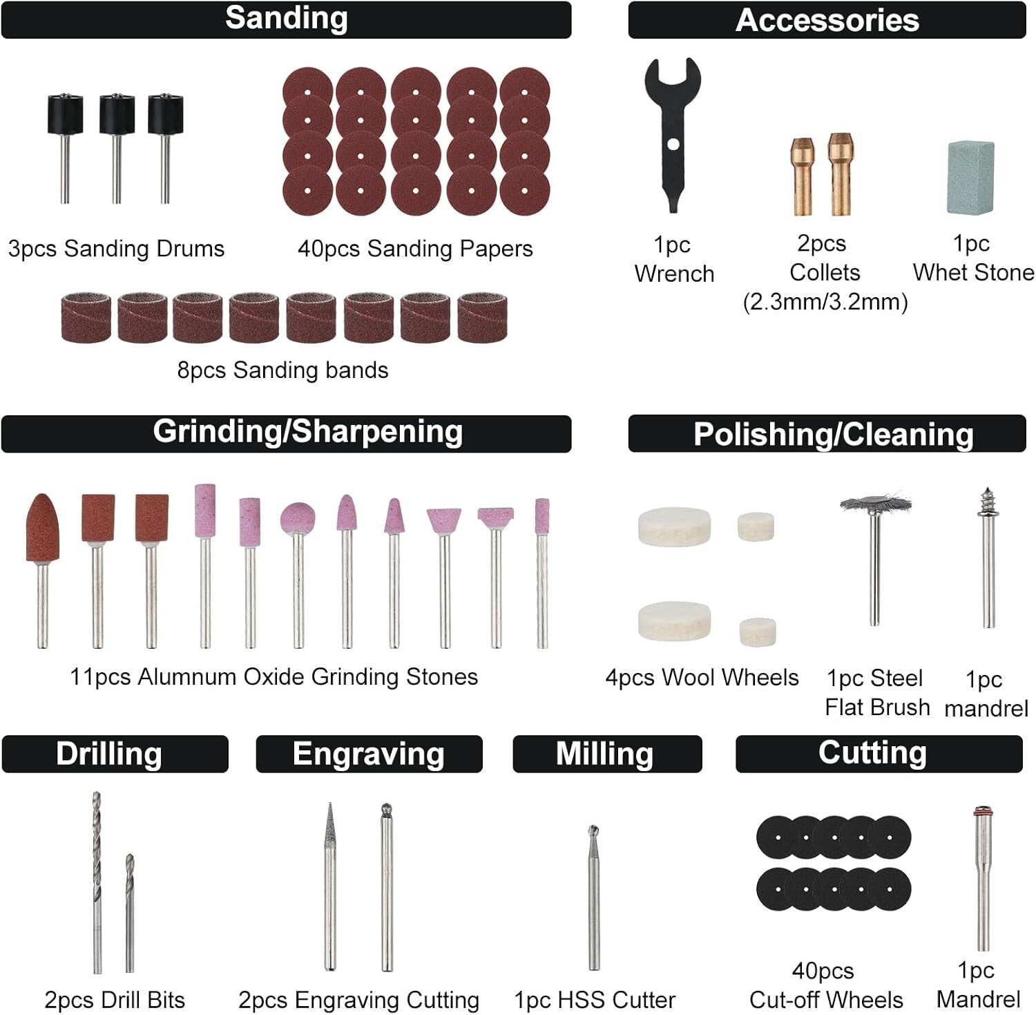 Compact 12V Rotary Tool with 114 Accessories - Perfect for Crafters & DIY Lovers