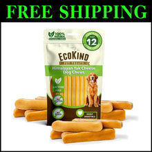 Load image into Gallery viewer, EcoKind Premium Gold Yak Cheese Chews for Large Breeds - 12 All-Natural Treats
