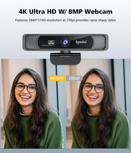 Load image into Gallery viewer, 120° Wide Angle Zoomable Webcam with Remote Control - Ideal for Online Teaching