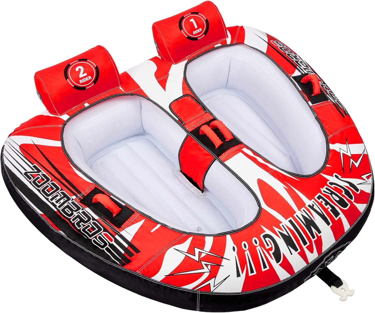 Innovative Inflatable Boat Tube with Ergonomic Design - For 1-2 Riders, 340 lbs