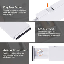 Load image into Gallery viewer, Expandable 10 Pack Drawer Dividers 4" High for Versatile Organizing Solutions