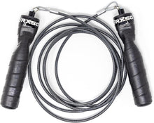 Load image into Gallery viewer, Premium Black Ops Jump Rope with Frictionless Rotation - Ideal for HIIT &amp; Cardio