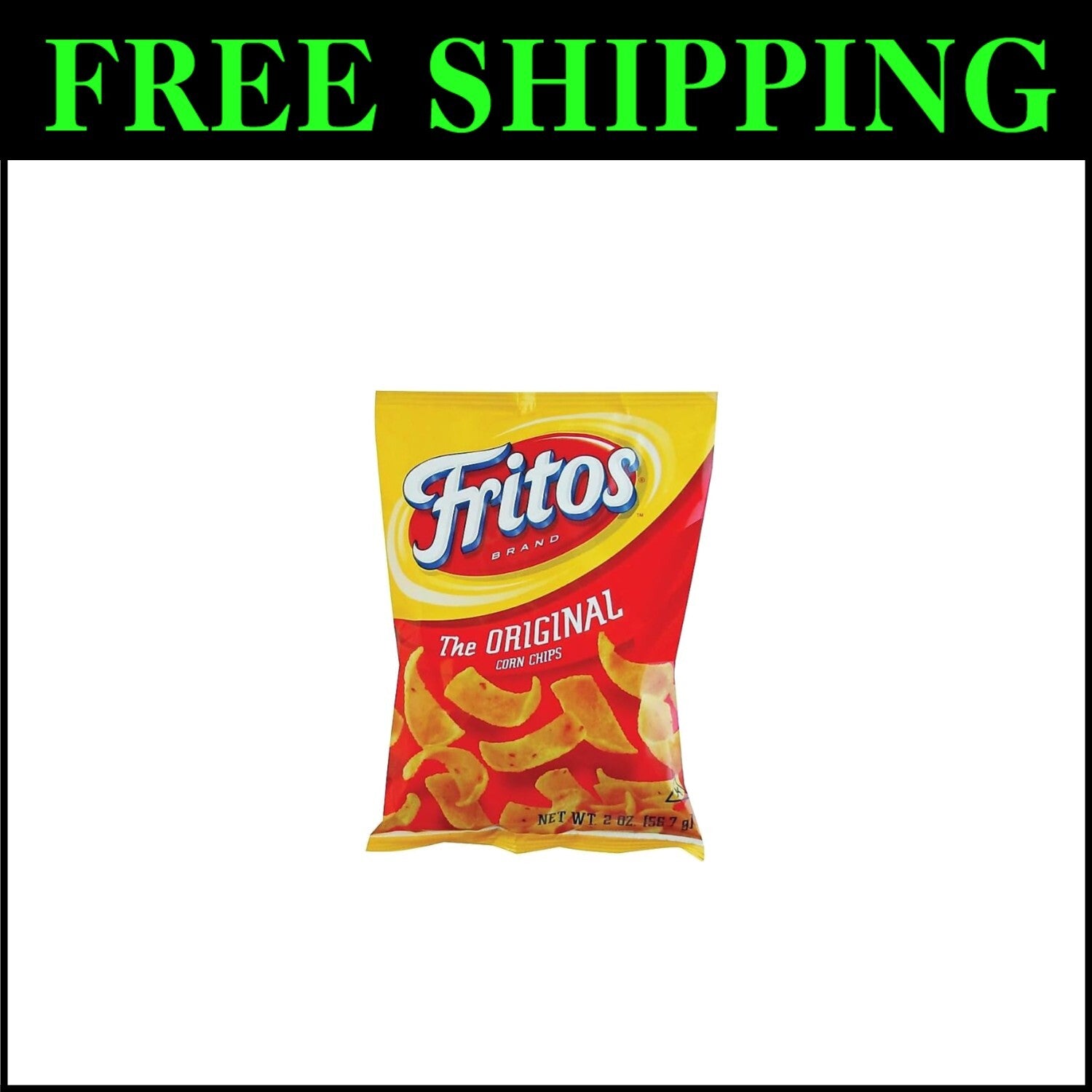 Classic Corn Chips, 2 Ounce Bags - 64 Pack of Gluten-Free Goodness
