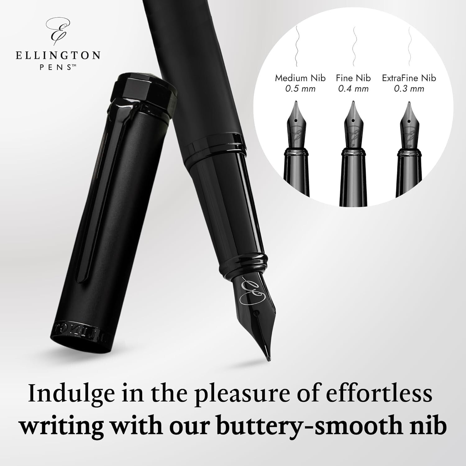 Luxury Fountain Pen Set: Smooth Medium Nib & Gift Box - Perfect for Calligraphy