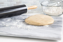 Load image into Gallery viewer, Elegant White Marble Pastry Board 16x20 - Ideal Baking Surface for Pastries