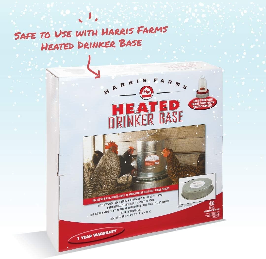 Easy-Fill Poultry Drinker - 6.25 Gallon BPA-Free with Convenient Carrying Handle