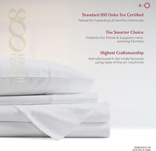 Load image into Gallery viewer, Soft &amp; Breezy Cooling 800 Thread Count King Fitted Sheet - Silver, Deep Pocket