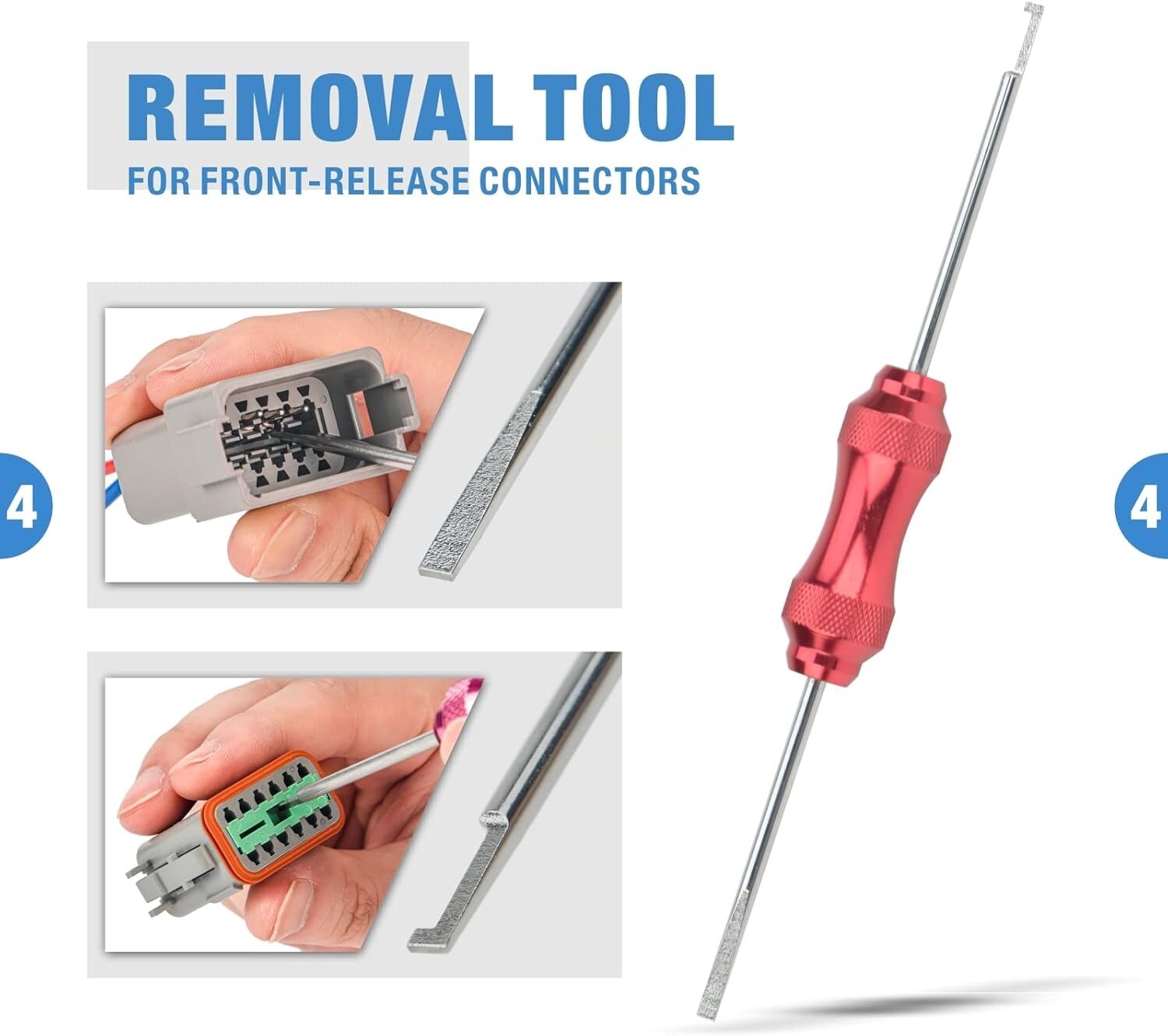 Deutsch DT Connector Kit - Waterproof 2-12 Pin Way, 519-Piece Set for Automotive