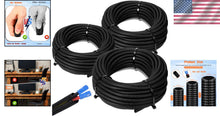 Load image into Gallery viewer, Flexible Electrical Conduit Assortment: 1/4, 1/2, 3/8 x 50 Ft Wire Loom Kit