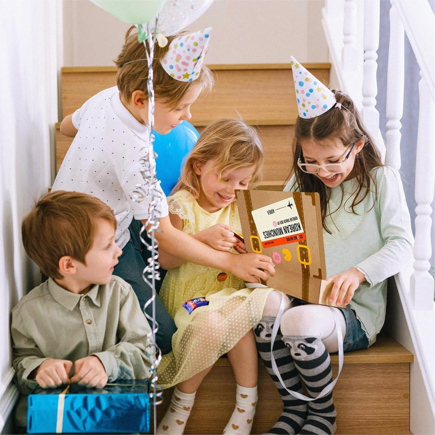 Delightful 48-Count Korean Snack Box - Perfect for Care Packages & Parties