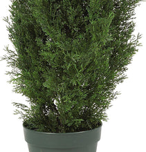 Load image into Gallery viewer, 4FT Realistic Faux Cedar Tree - Elegant Greenery for Indoor &amp; Outdoor Use
