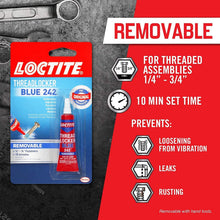 Load image into Gallery viewer, Threadlocker Blue 242 Gel, 0.2 fl oz - Secure Fasteners for DIY &amp; Automotive