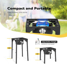 Load image into Gallery viewer, Compact 100,000 BTU Propane Camping Stove - Quick Assembly and Portability