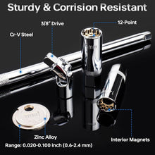 Load image into Gallery viewer, High-Precision Torque Wrench 10-45 ft-lbs with Dual Magnetic Spark Plug Sockets