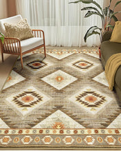 Load image into Gallery viewer, Stylish 5x7 Low Pile Area Rug - Machine Washable for Living Room &amp; Bedroom