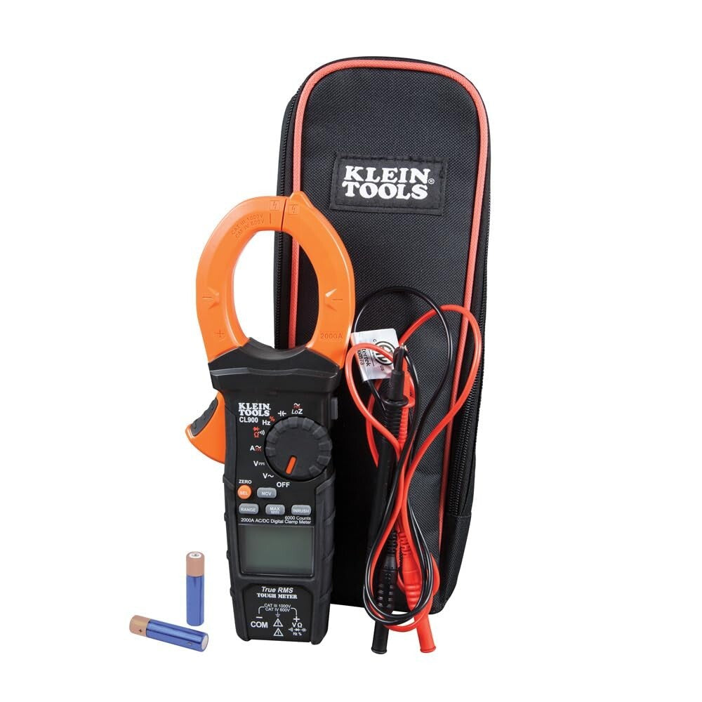 Versatile Digital Clamp Meter with True RMS and Auto-Ranging, 2000A Capacity