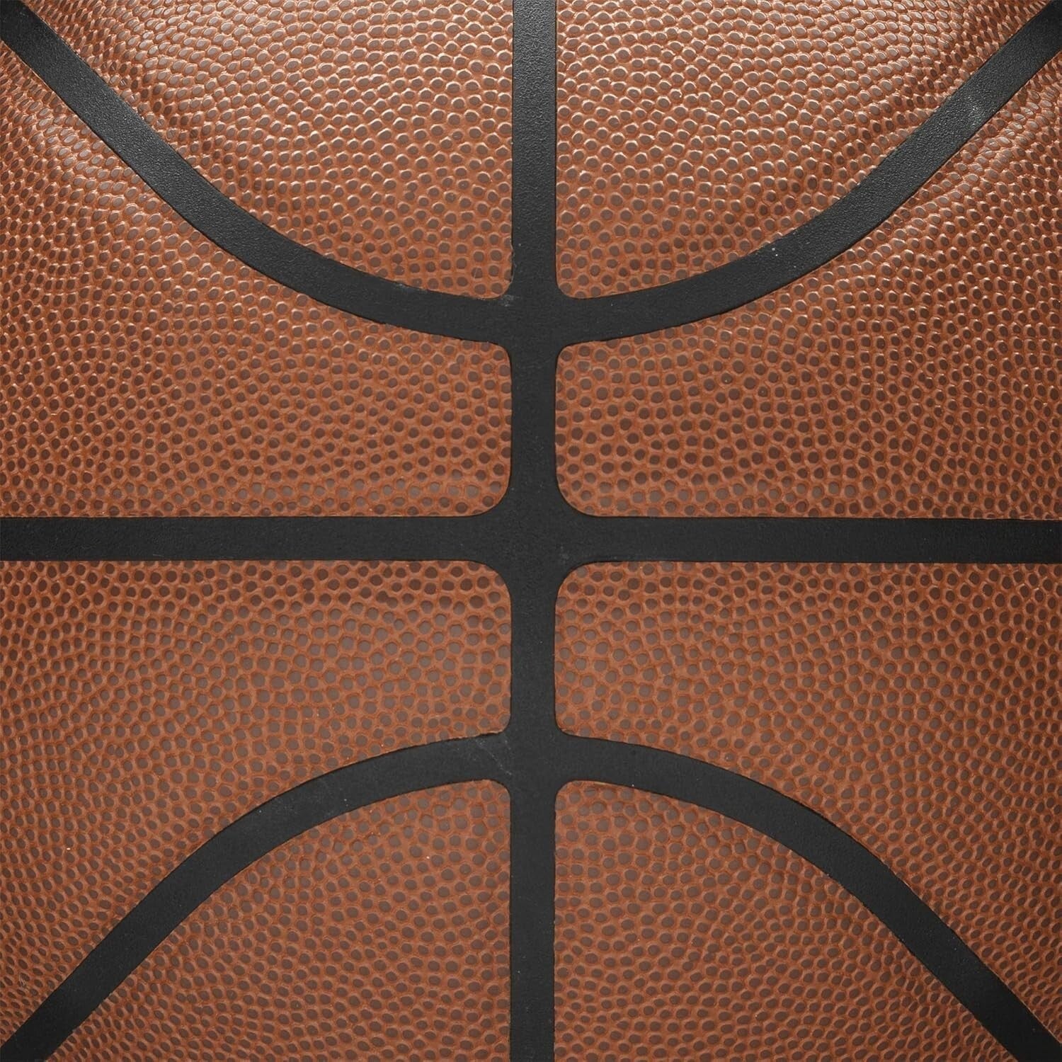 Durable Size 6 NBA Basketball - Brown with Purefeel Grip for All-Weather Use