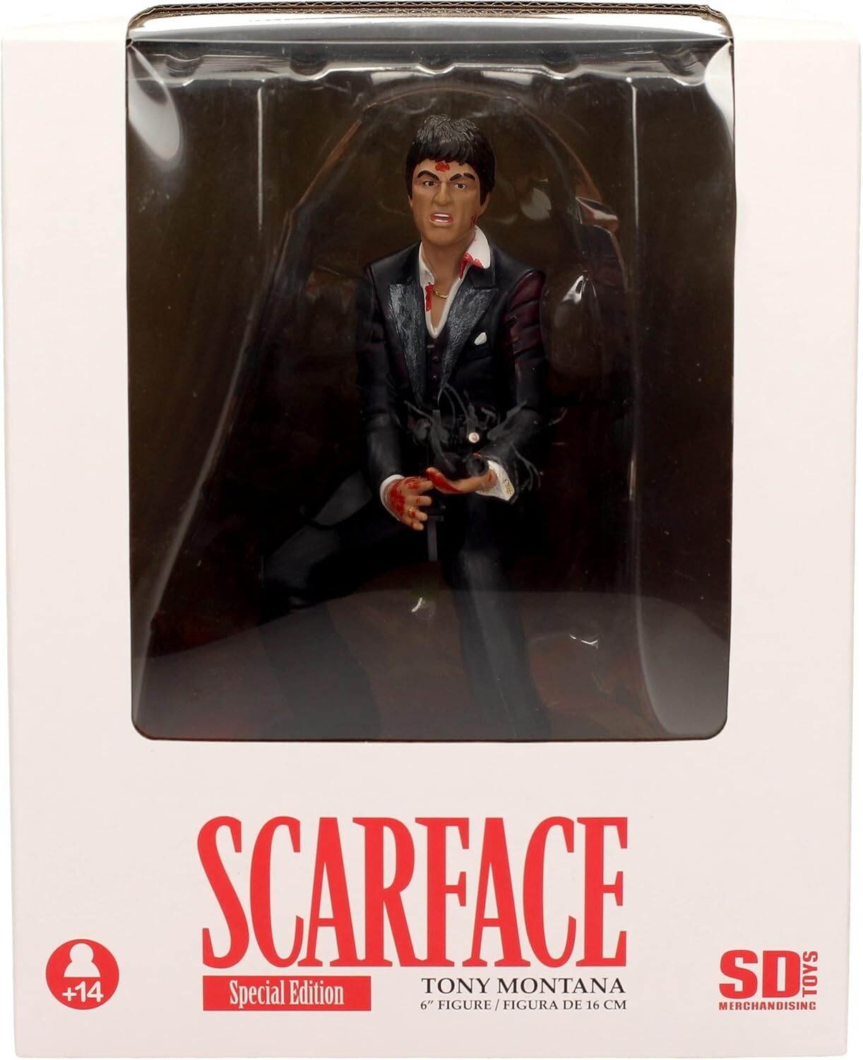 Exclusive 7-Inch Bloody Tony Montana Figure with Colt AR-15 - Limited Edition