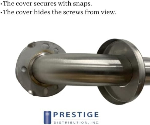 Easy to Install ADA Grab Bar Bundle - Stainless Steel & 1.5" Diameter, 6 Pack