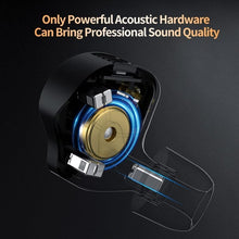 Load image into Gallery viewer, ZS12 PRO X Hybrid In-Ear Gaming Earbuds with 1DD+5BA Drivers - Dark Black