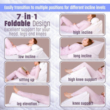 Load image into Gallery viewer, Breathable Large Wedge Pillow with Adjustable Head Support - Smart Recovery Aid