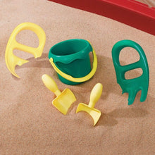 Load image into Gallery viewer, Naturally Playful Kids Sand Table - Sensory Playset with 5-Piece Accessory Kit