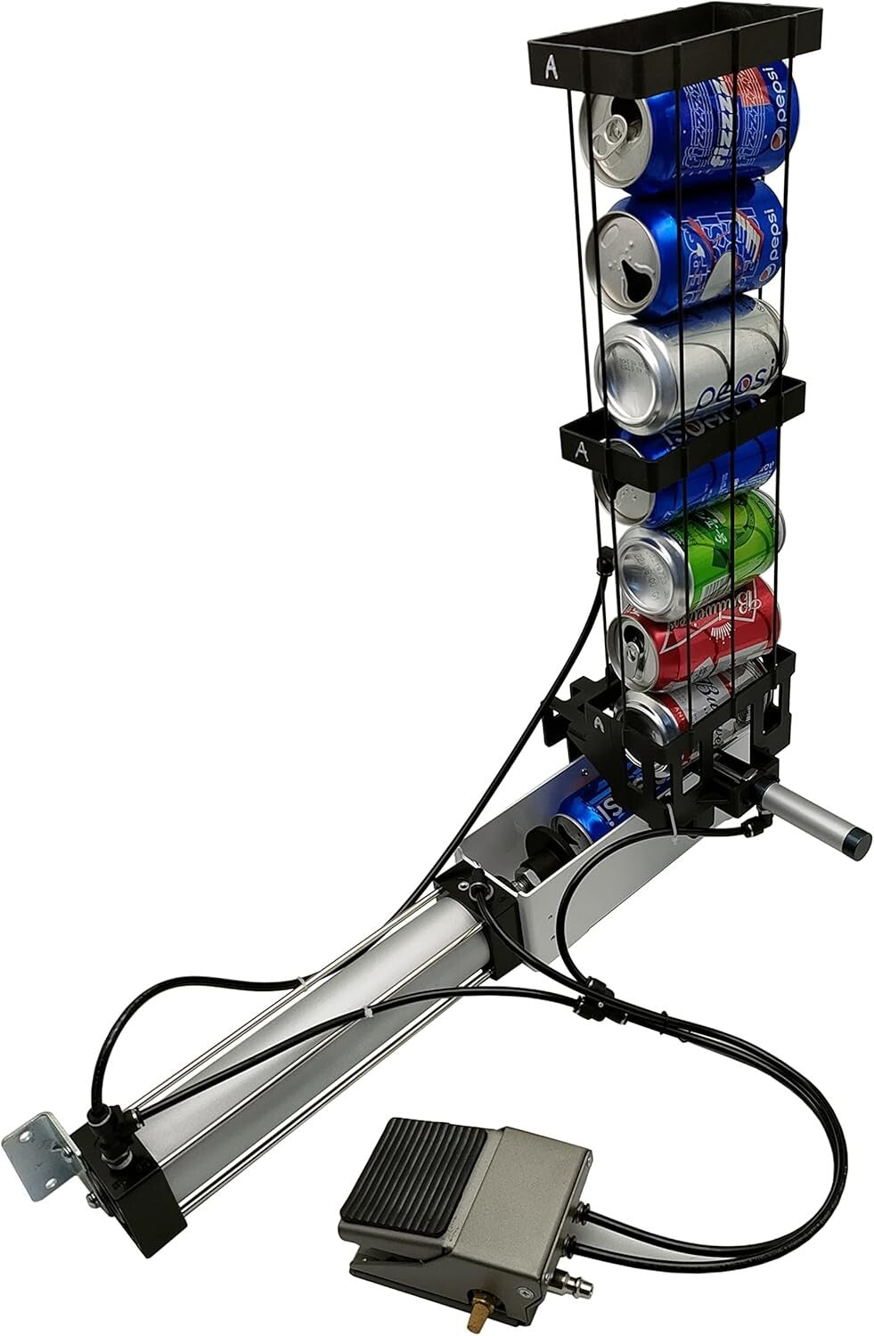 Automatic Aluminum Can Crusher with Foot Pedal - Efficient Recycling Solution