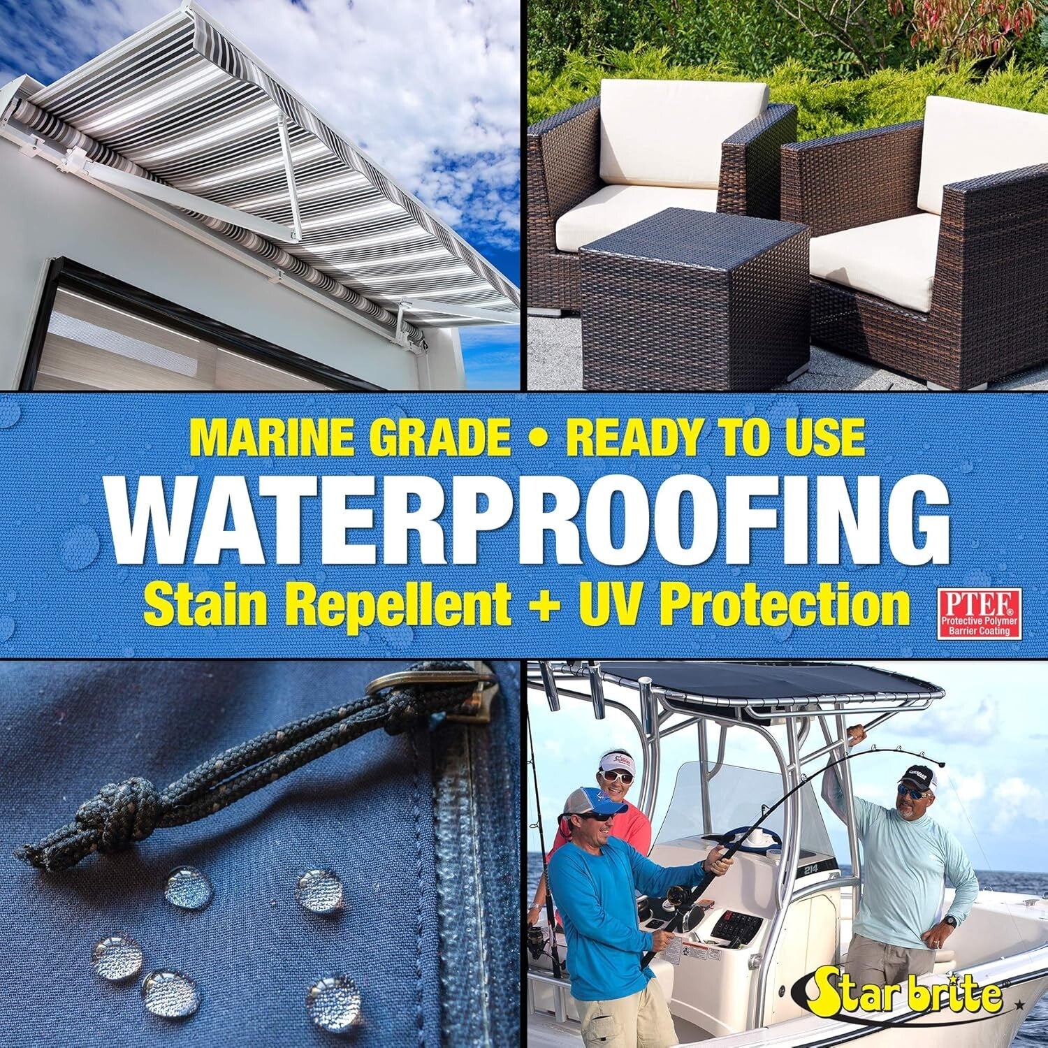 All-Purpose 22 Oz Waterproofing Liquid - Protects Fabrics from UV Rays