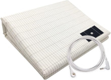 Load image into Gallery viewer, Organic Cotton Twin XL Grounding Sheet with Silver Fiber – 39x80in Comfort