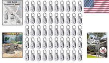 Load image into Gallery viewer, Rugged 50 Pack M15 Stainless Steel Pulleys with 360° Rotation for Versatile Use