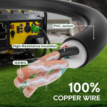 Load image into Gallery viewer, Weather-Resistant 25FT Generator Extension Cord - 10 Gauge Copper Power Solution