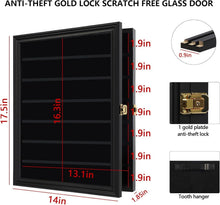 Load image into Gallery viewer, Shadow Box Display Case for Coins &amp; Collectibles with Lock - Perfect for Gifting