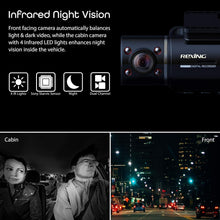 Load image into Gallery viewer, Full HD Dual Camera Car Dash Cam with Infrared Night Vision &amp; Supercapacitor