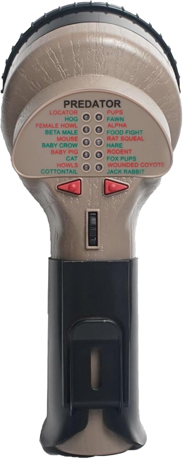 120+ Decibel Handheld Caller with 20 Proven Predator Calls - Lightweight Design