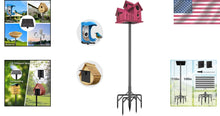 Load image into Gallery viewer, Robust Bird House Pole Kit with 5-Prong Base - Perfect for Bird Watching