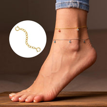 Load image into Gallery viewer, Real Durable 18K Gold Extender Chain - 2 Inch Adjustable with Lobster Clasp