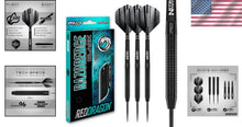 Load image into Gallery viewer, Premium Razor Edge Black Darts Set – 24g Tungsten with Stunning Grip Technology