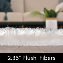Load image into Gallery viewer, Soft &amp; Washable 6x9 Faux Sheepskin Rug - Elegant Decor for Bedroom &amp; Living Room